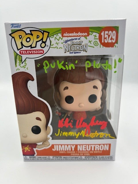 Jimmy Neutron - #1529 - Funko Pop! - TV - Nickelodeon - Adventures of Jimmy Neutron - Signed By Debi Derryberry