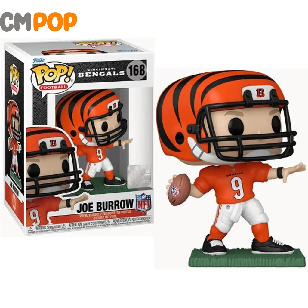 Joe Burrow - Cincinnati Bengals #168 Funko Pop! Nfl Sports Pop