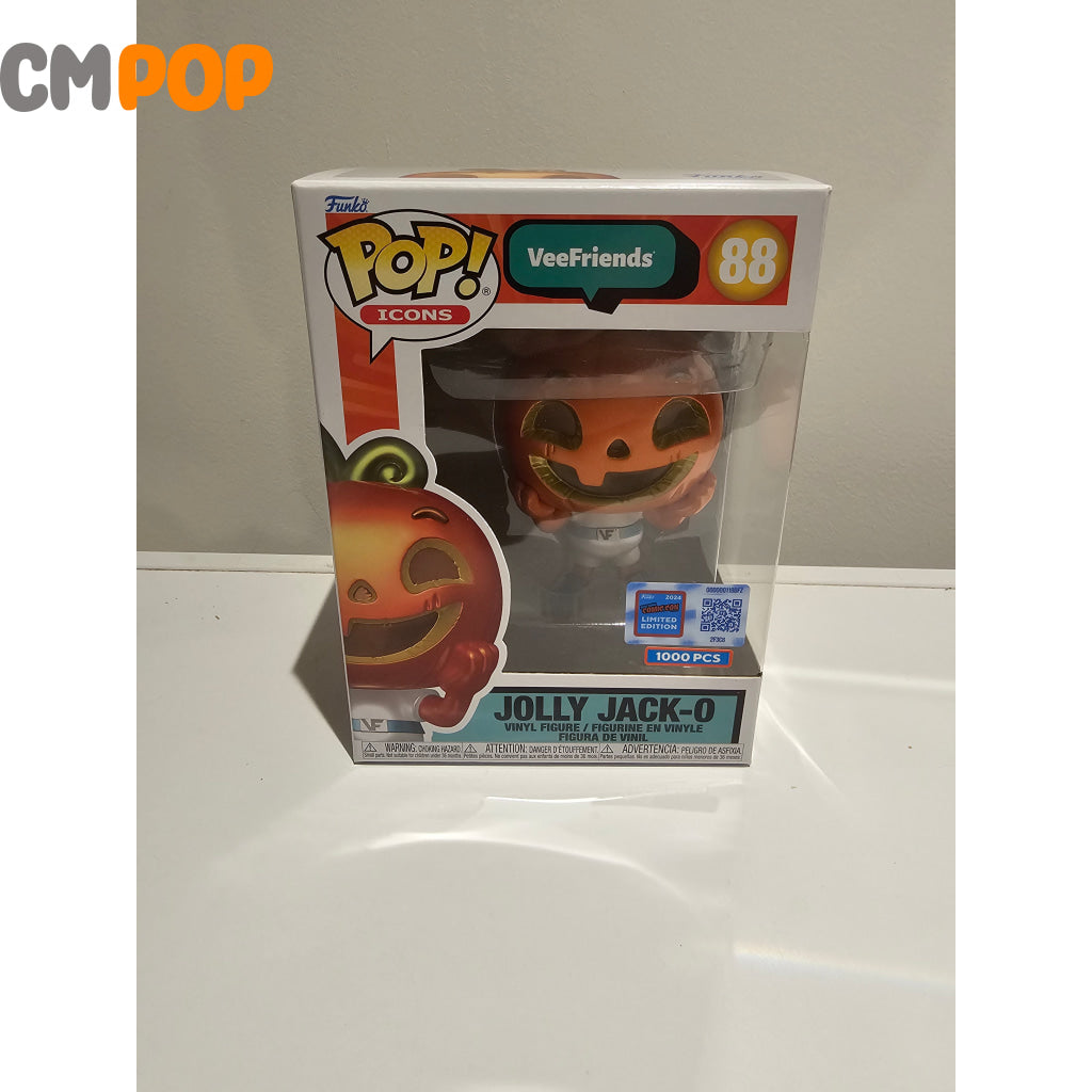 Jolly Jack-O - Veefriends Funko Pop Le 1000 Nycc 2024 Stickered Convention Exclusive