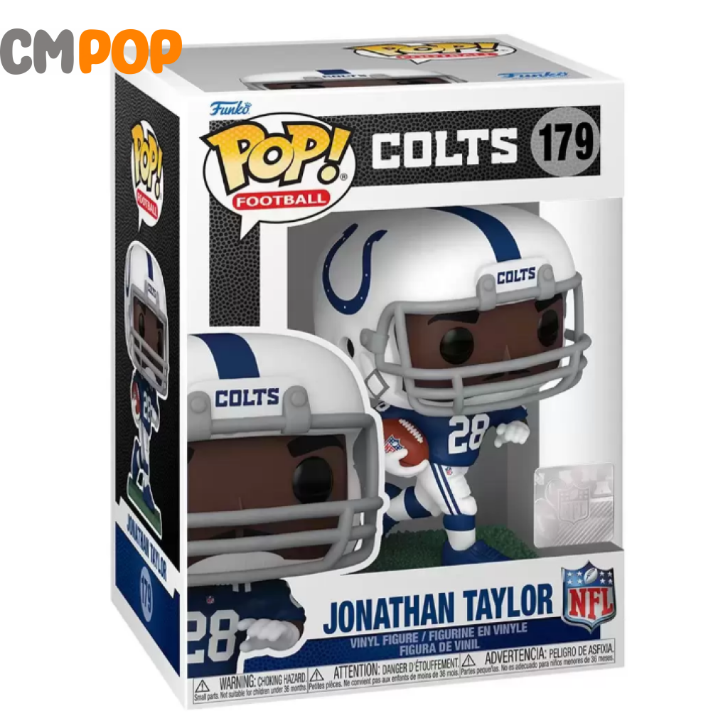 Colts- Jonathan Taylor - #179 Funko Pop! Nfl Sports Pop