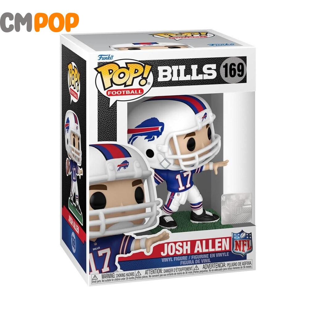 Josh Allen Away Jersey - Buffalo Bills #169 Funko Pop! Nfl Sports Pop