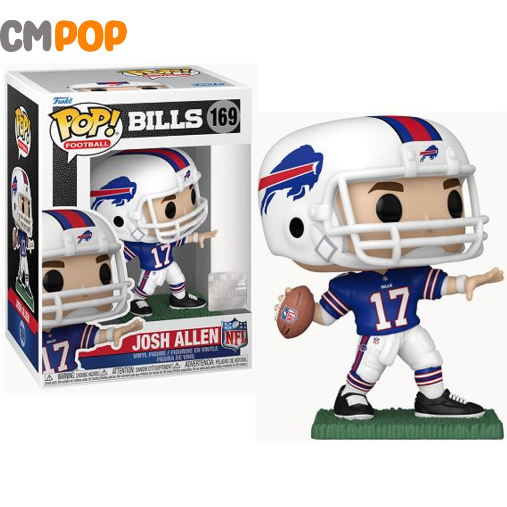 Josh Allen Away Jersey - Buffalo Bills #169 Funko Pop! Nfl Sports Pop