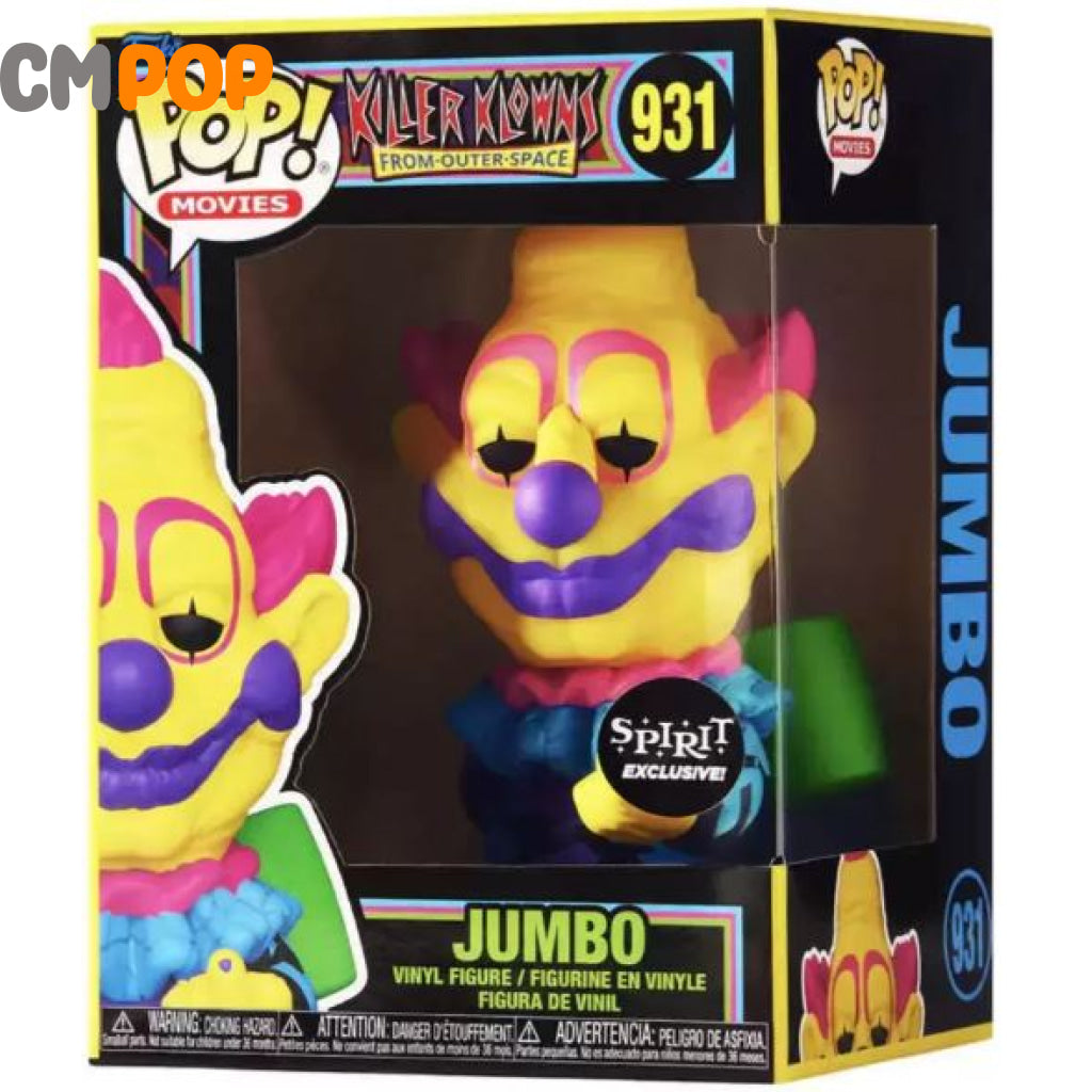 Jumbo - #931 Funko Pop! Killer Clowns From Outer Space Spirit Exclusive Pop