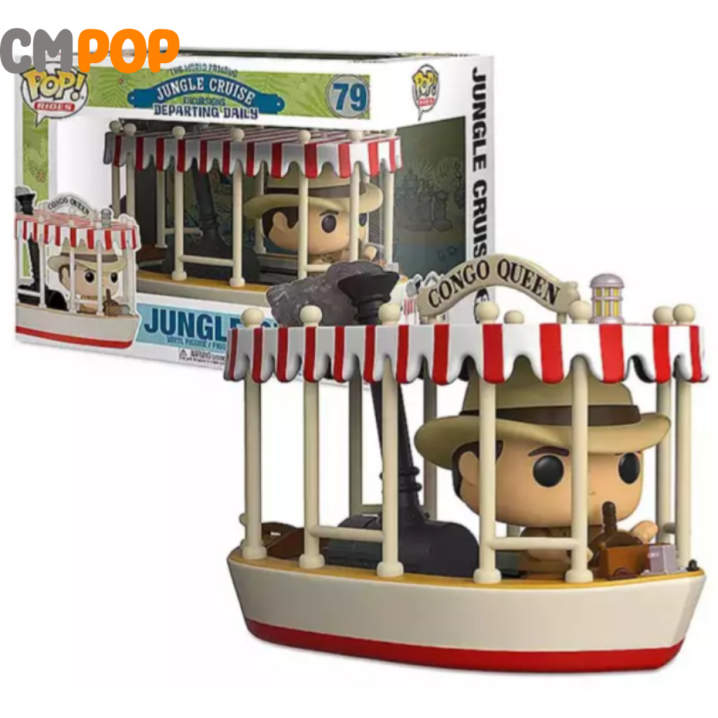 Jungle Cruise- #79 - Funko Pop! The World Famous Cruise Excursions Departing Daily Pop Rides Pop