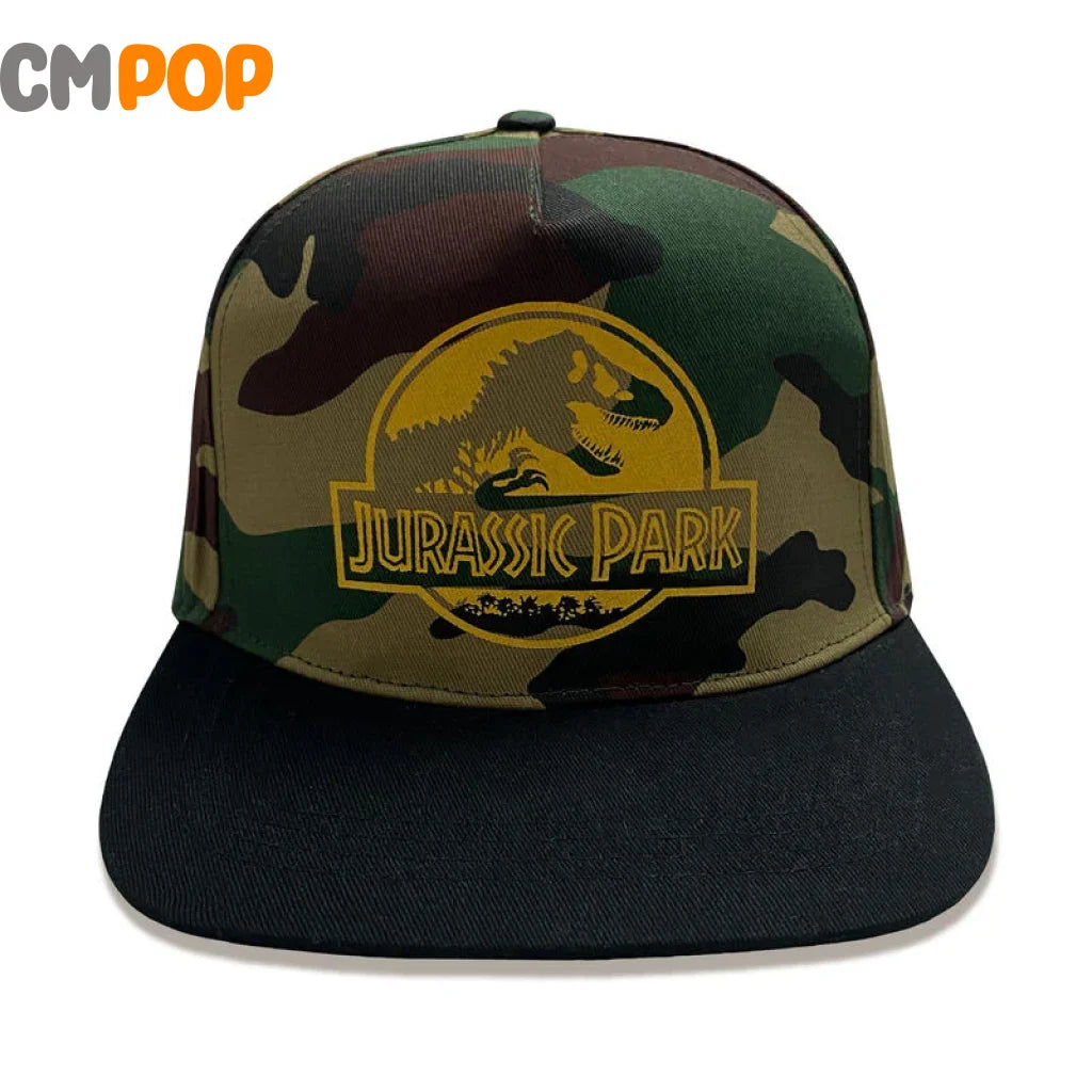 Jurassic Park - Gold Camo Logo (Snapback) - Size: One Size