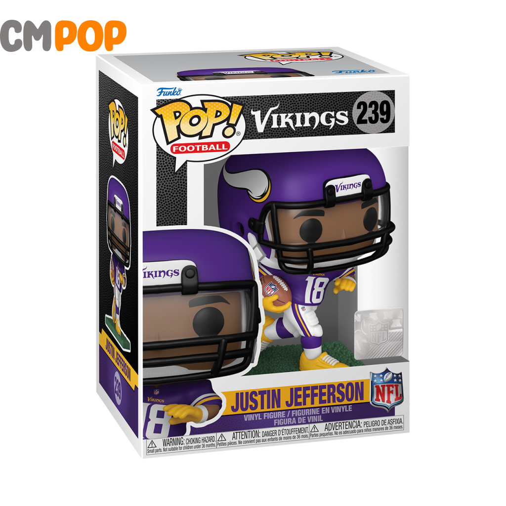 Justin Jefferson - #239 Funko Pop! Minnesota Vikings Nfl Pop