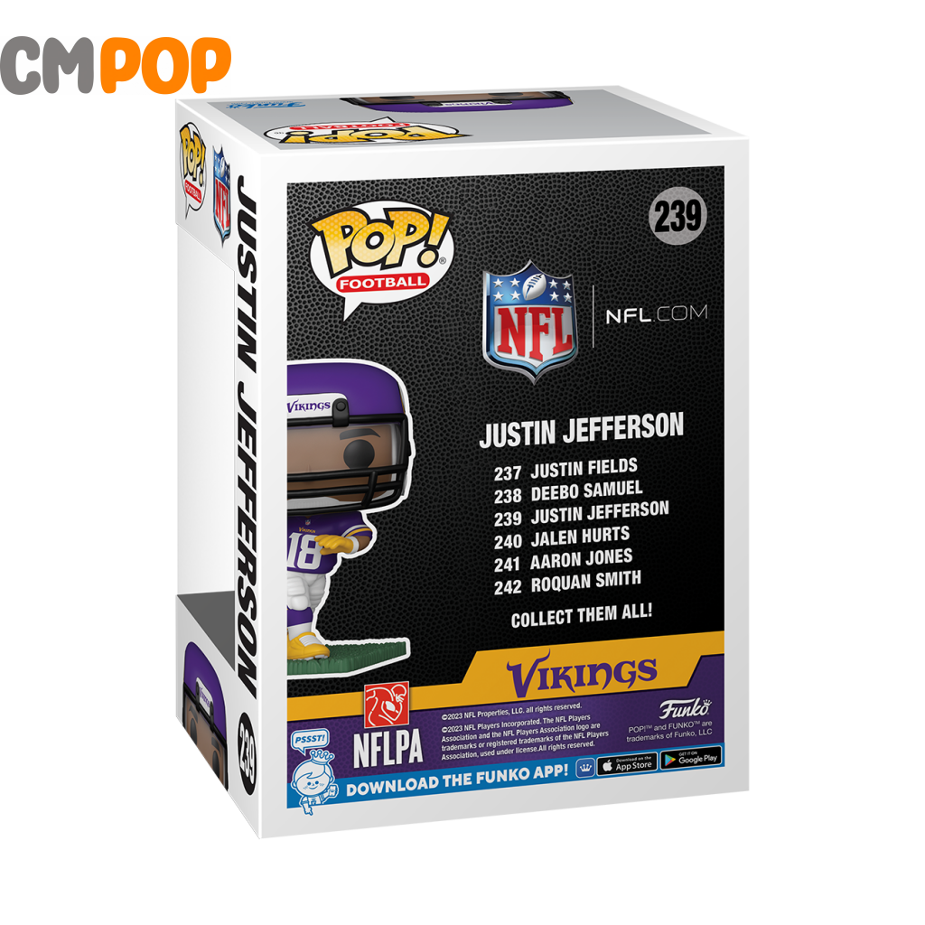 Justin Jefferson - #239 Funko Pop! Minnesota Vikings Nfl Pop