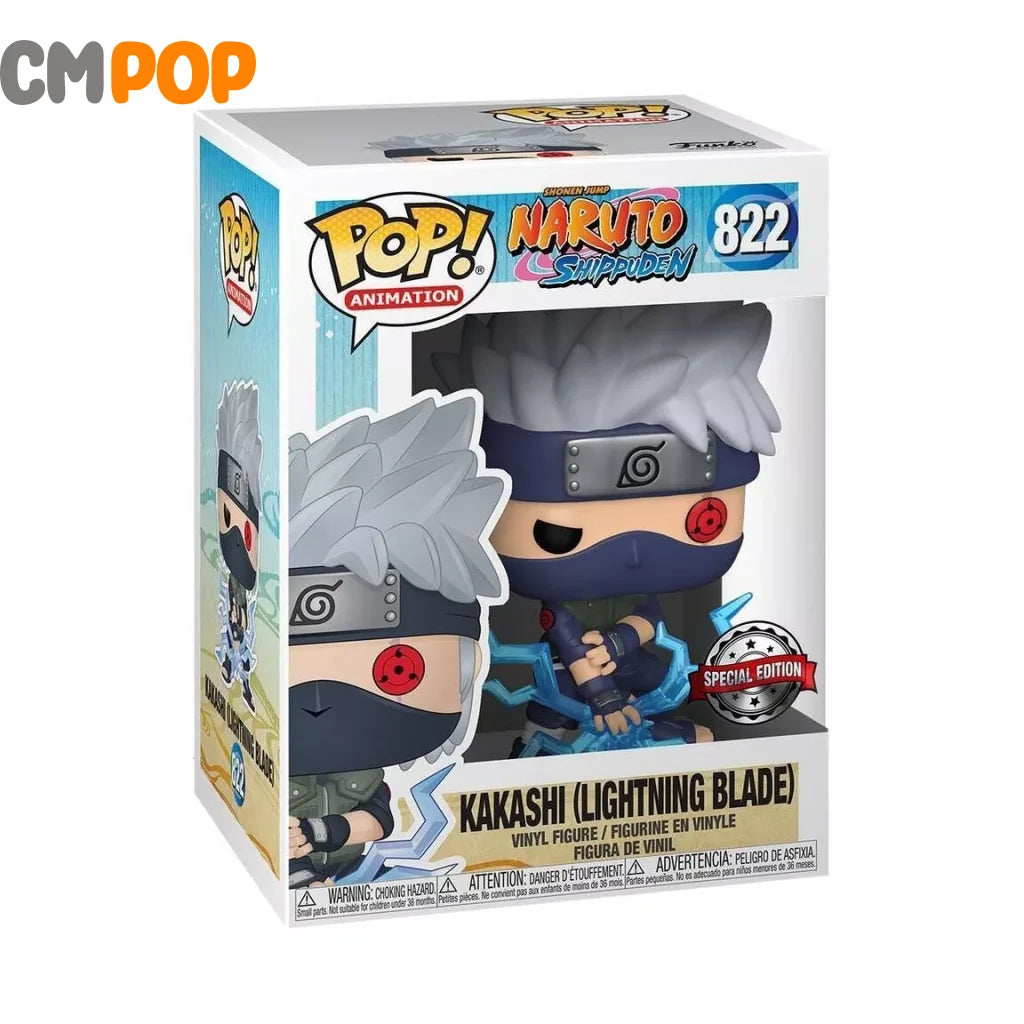 Kakashi (Lightning Blade) - #822 - Funko Pop! - Naruto Shippuden - Special Edition Funko Pop