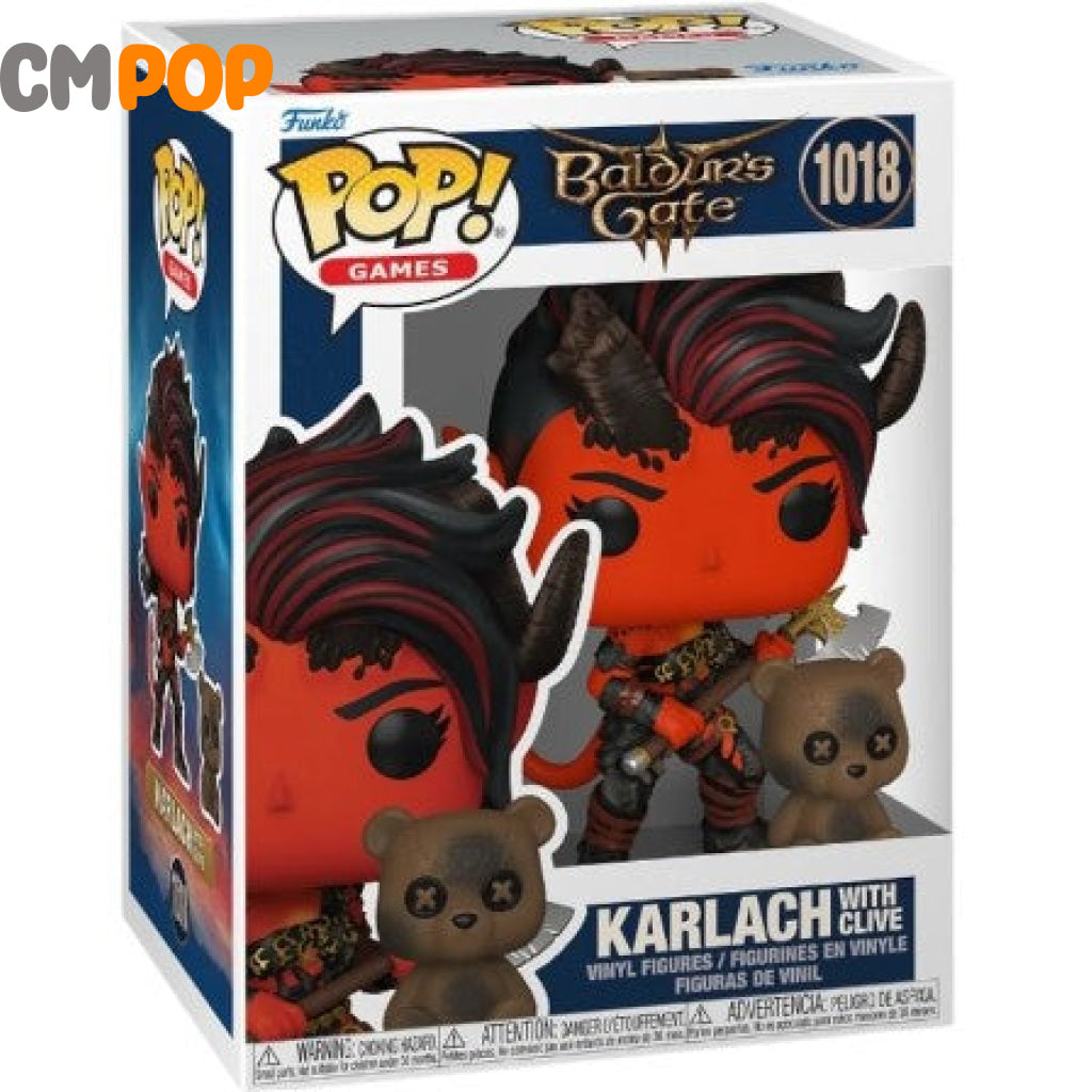 Karlach & Clive - #1018 Funko Pop! Games Baldur’s Gate Pop