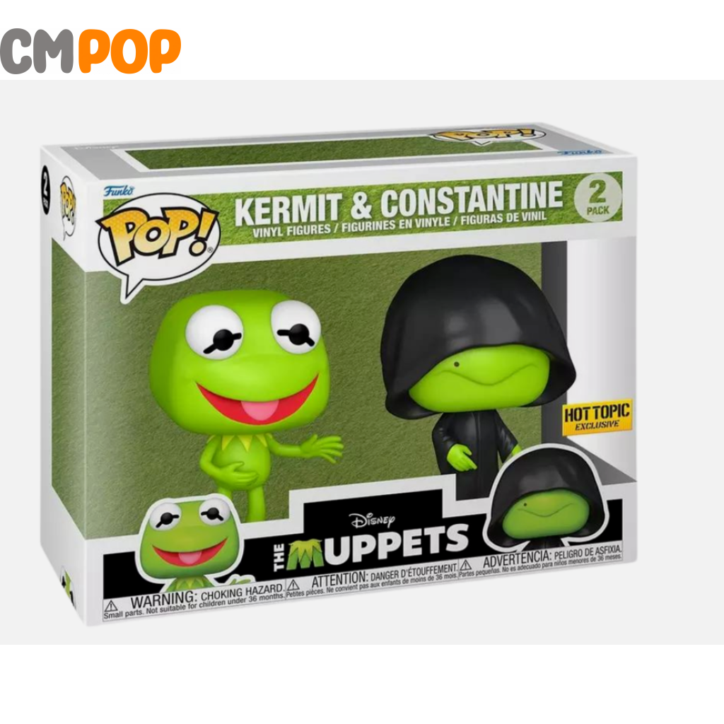 Kermit & Constantine 2 Pk - Funko Pop! Disney The Muppets Hot Topic Exclusive Pop