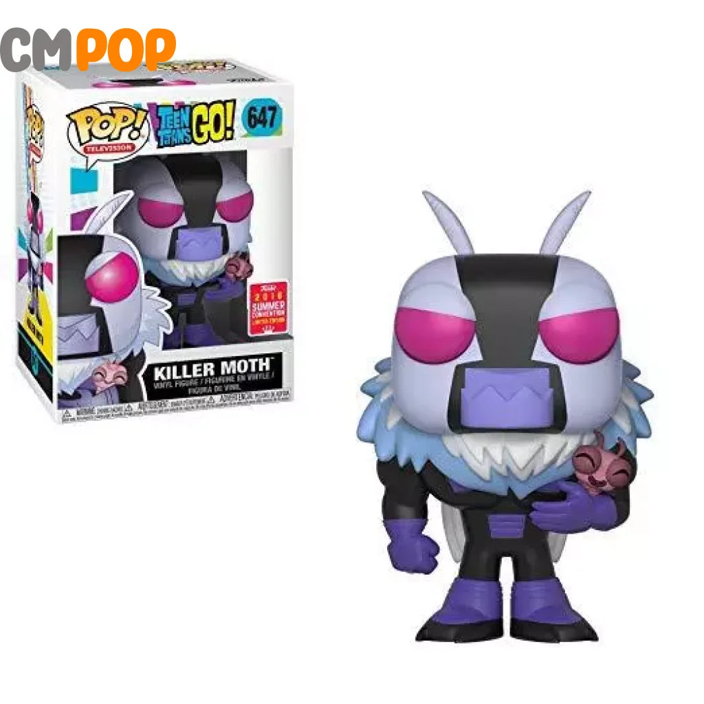Killer Moth - #647 Funko Pop! -Television Teen Titans Go 2018 Convention Limited Edition