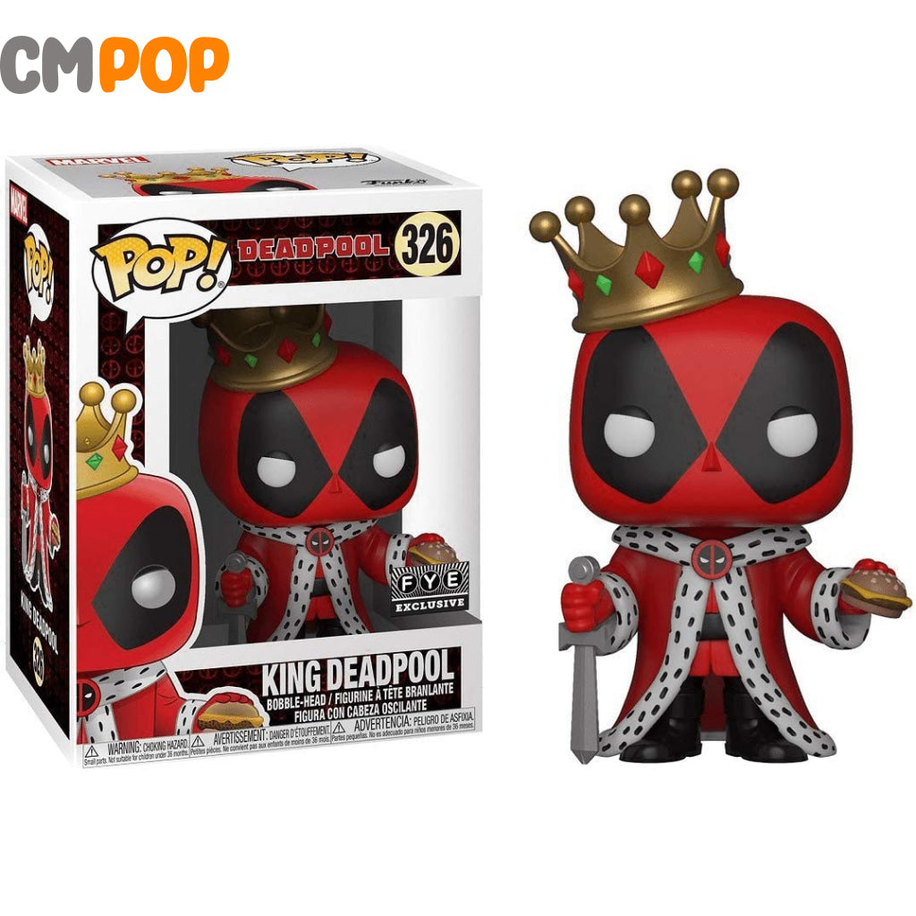 King Deadpool - #326 Funko Pop! Marvel Fye Exclusive Pop