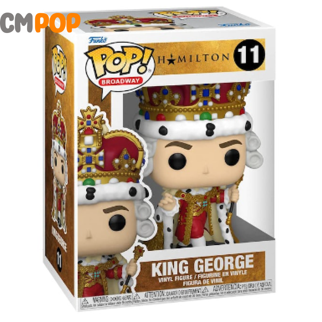 King George - #11 Funko Pop! Hamilton Broadway Rocks Pop