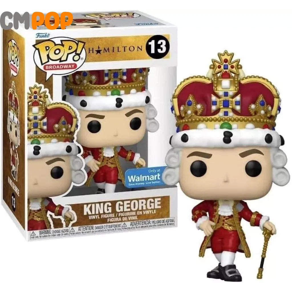 King George - #13 Funko Pop! Hamilton Broadway Walmart Exclusive Pop
