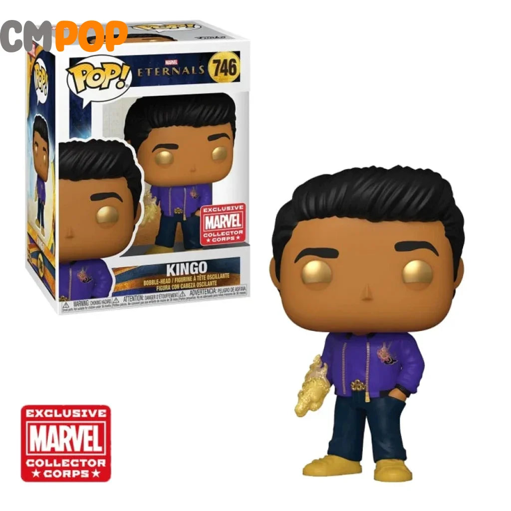 Kingo - #746- Funko Pop! Eternals Marvel Mcc Exclusive Pop