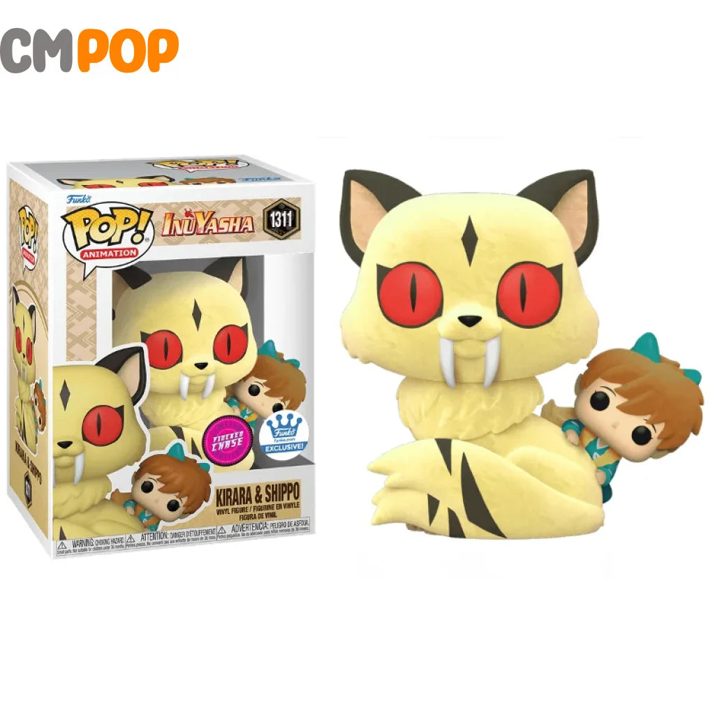 Kirara & Shippo - #1311 - Funko Pop! - InuYasha - Funko Exclusive - Flocked Chase Exclusive Funko Pop