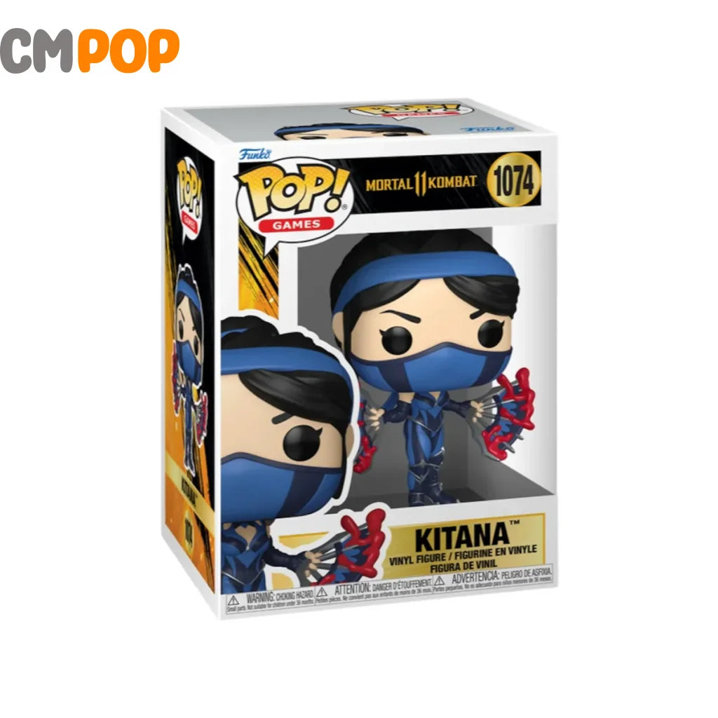 Kitana - #1074- Funko Pop! - Mortal Kombat - Games Funko Pop