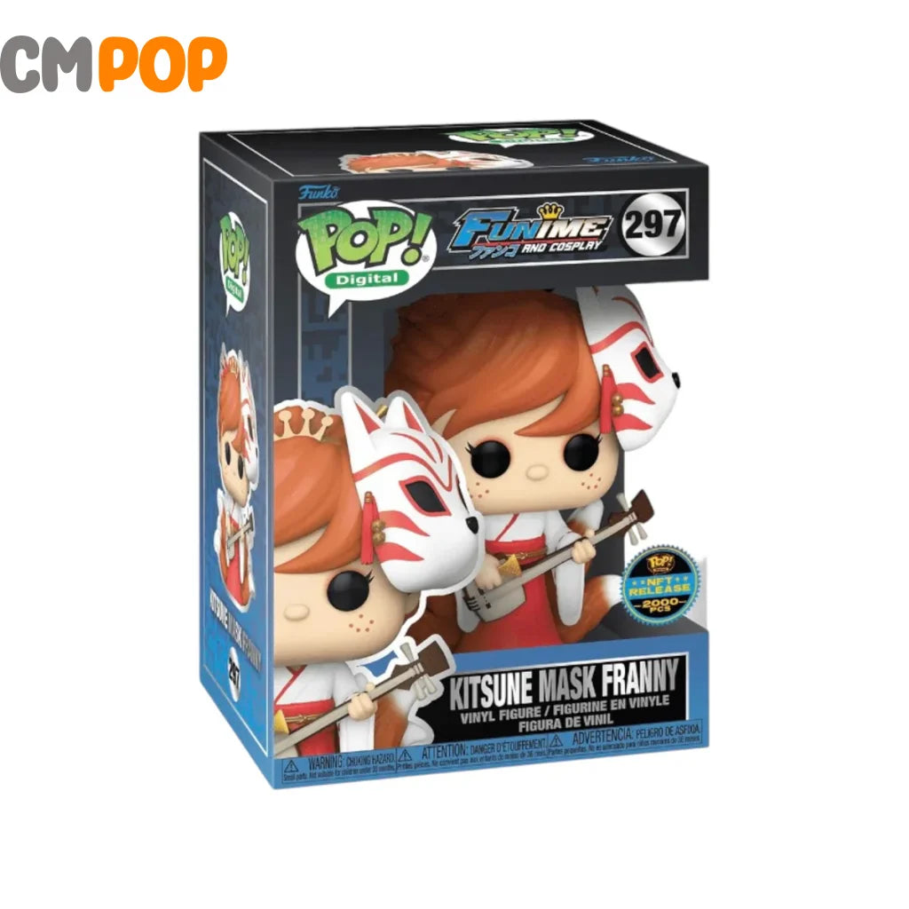Kitsune Mask Franny - #297 - Funko Pop! - Digital - Funime and Cosplay - NFT Release 2000 PCS Funko Pop