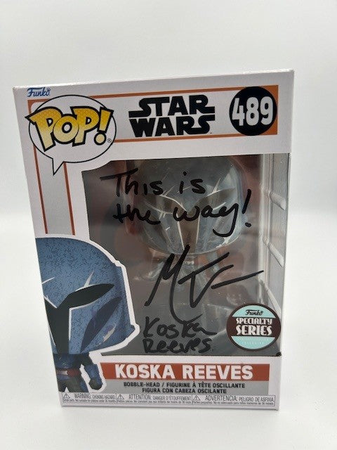 Koska Reeves - #489- Funko Pop! - Star Wars - Signed By Mercedes Kaestner-Varnado  Specialty Series