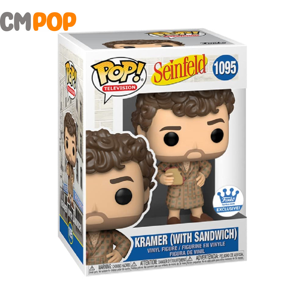Kramer (With Sandwich) - #1095 Funko Pop! Seinfeld Exclusive Pop