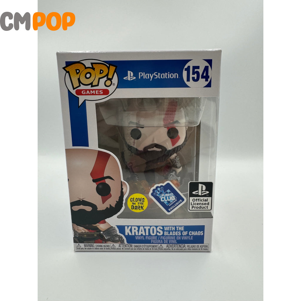 Kratos With The Blades Of Chaos - #154 Funko Pop! Games Playstation Officially Licenced Product