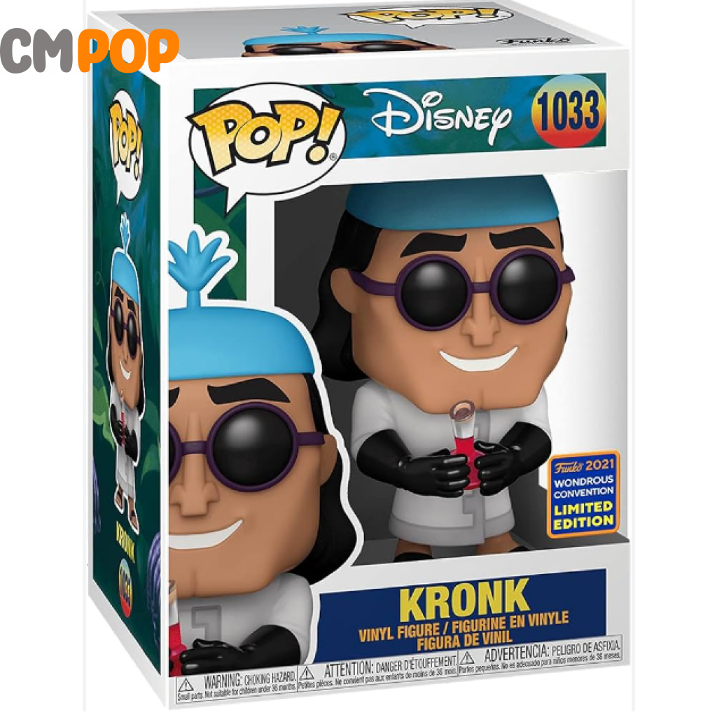 Kronk - #1033- Funko Pop! Disney Emperors New Groove 2021 Wondrous Con Exclusive Pop