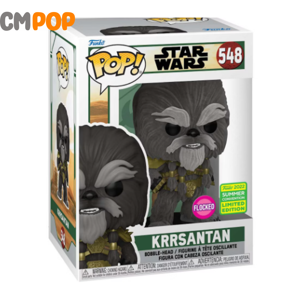 Krrsantan - #548 - Funko Pop! - Star Wars -Flocked - 2022 Summer Con Limited Edition Funko Pop