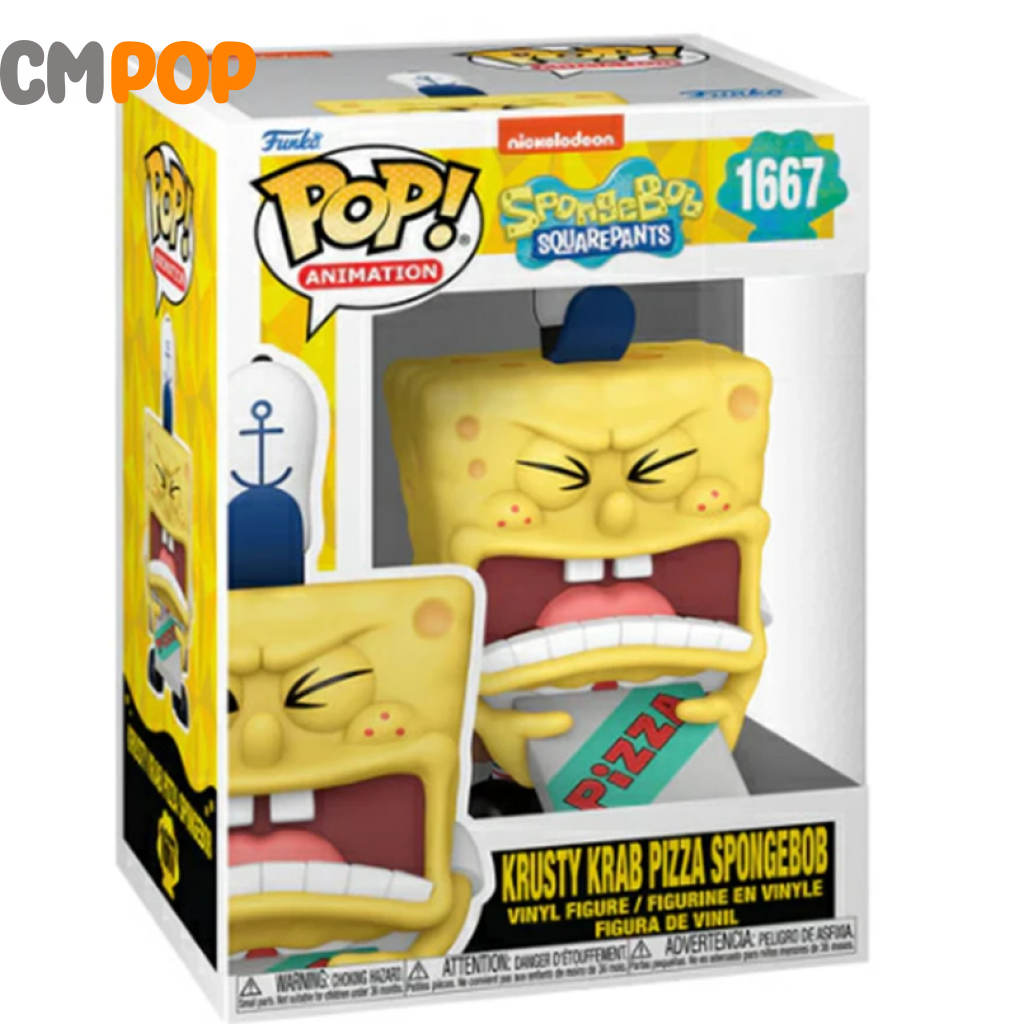 Krusty Krab Pizza Spongebob -#1667 - Funko Pop! Squarepants Misc