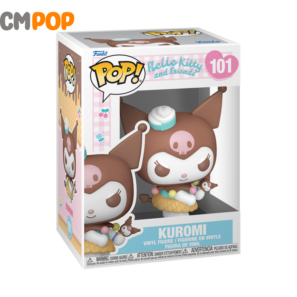 Kuromi With Ice Cream - #101 Funko Pop! Hello Kitty And Friends Pop