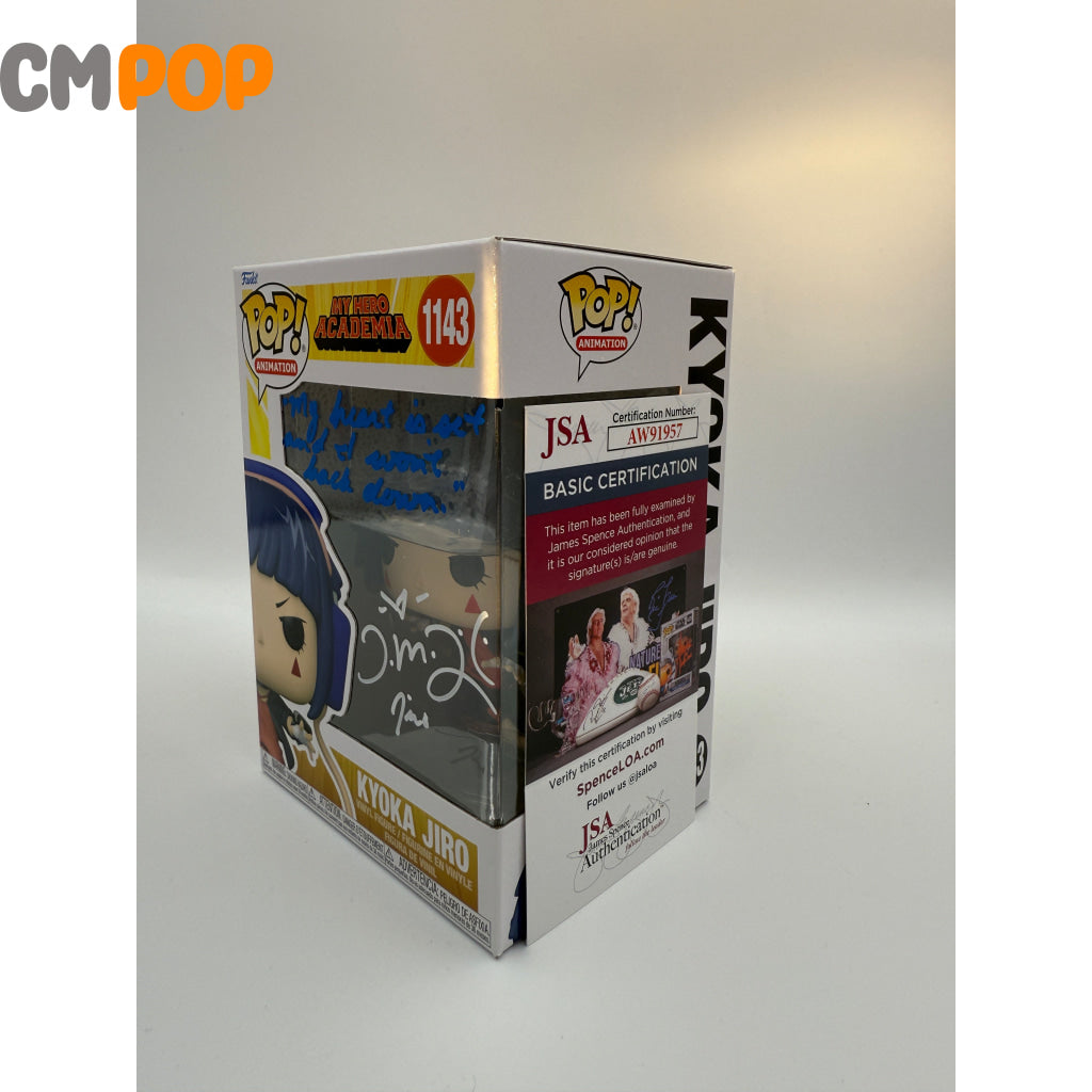 Kyoka Jiro - #1143 - Funko Pop! - Animation - My Hero Academia - Signed by - Certified Pop! Funko Pop