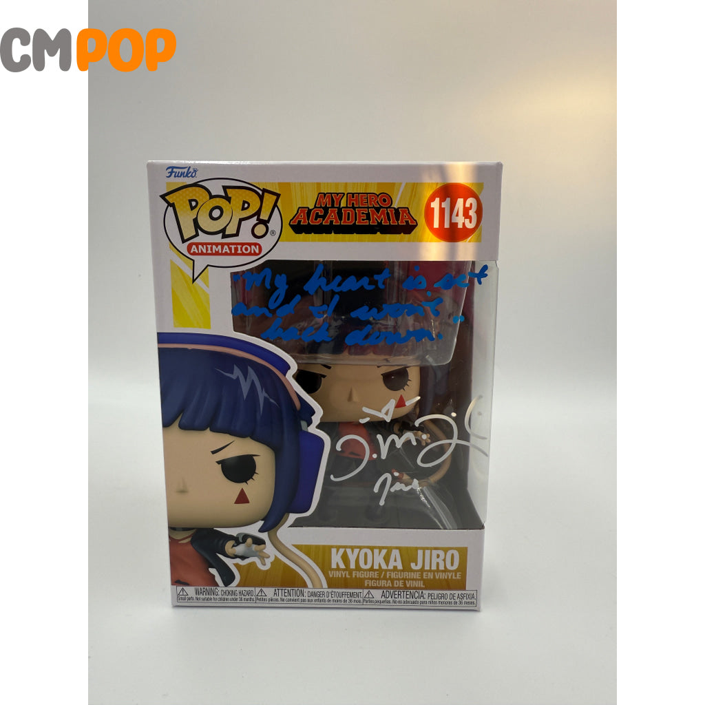 Kyoka Jiro - #1143 - Funko Pop! - Animation - My Hero Academia - Signed by - Certified Pop! Funko Pop