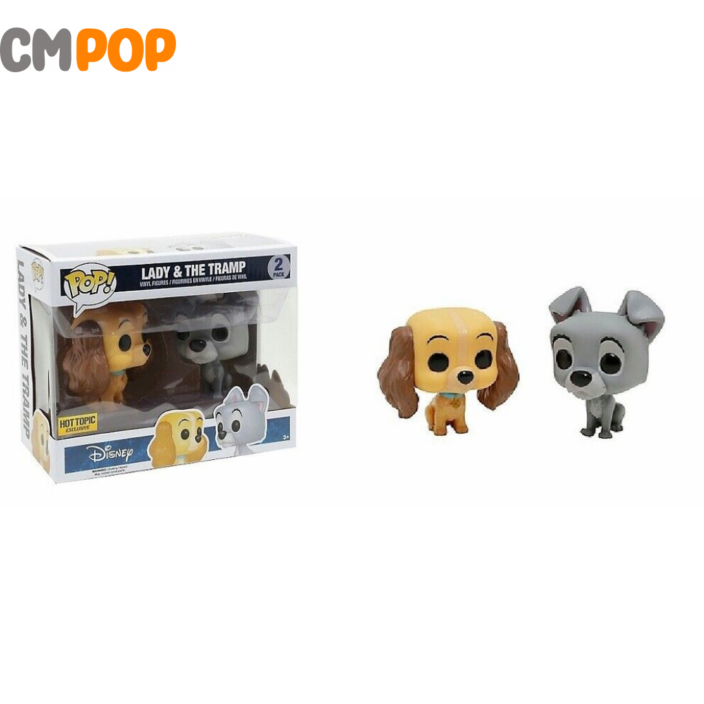 Lady & The Tramp - Disney Funko Pop! Hot Topic Exclusive Pop