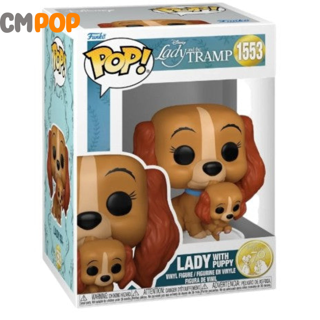 Lady With Puppy - #1553 Funko Pop! Disney And The Tramp Pre Order! Pop