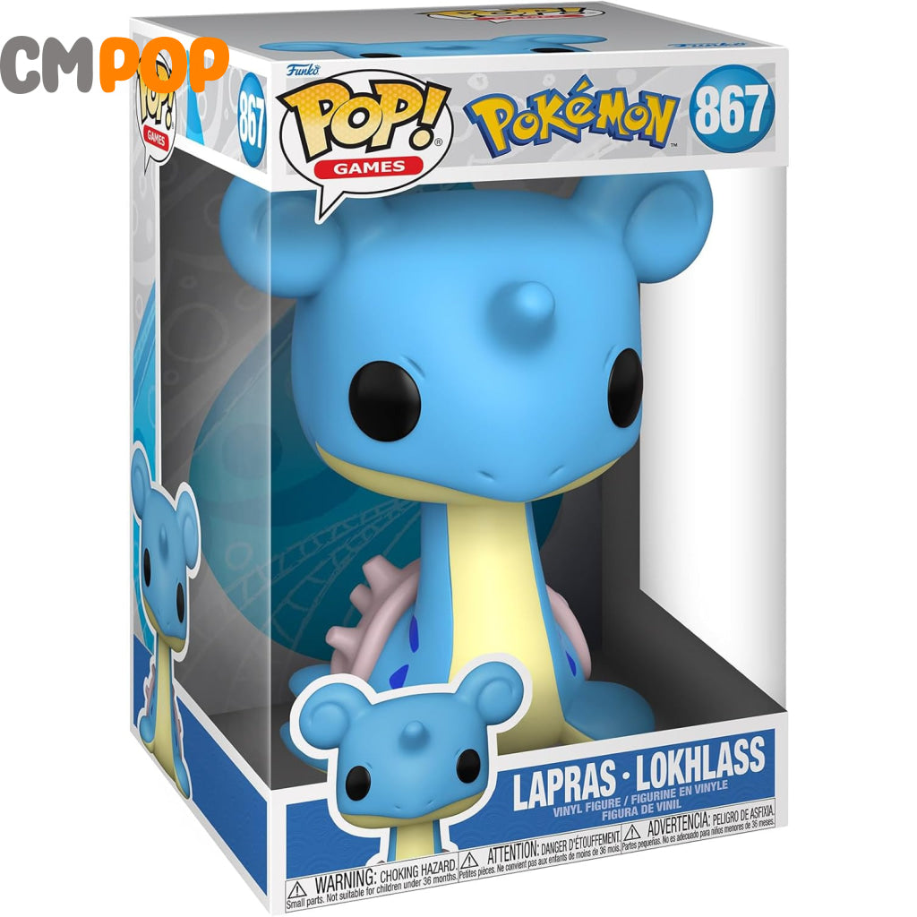 Lapras - #864 - Funko Pop! - Jumbo - Pokemon Funko Pop