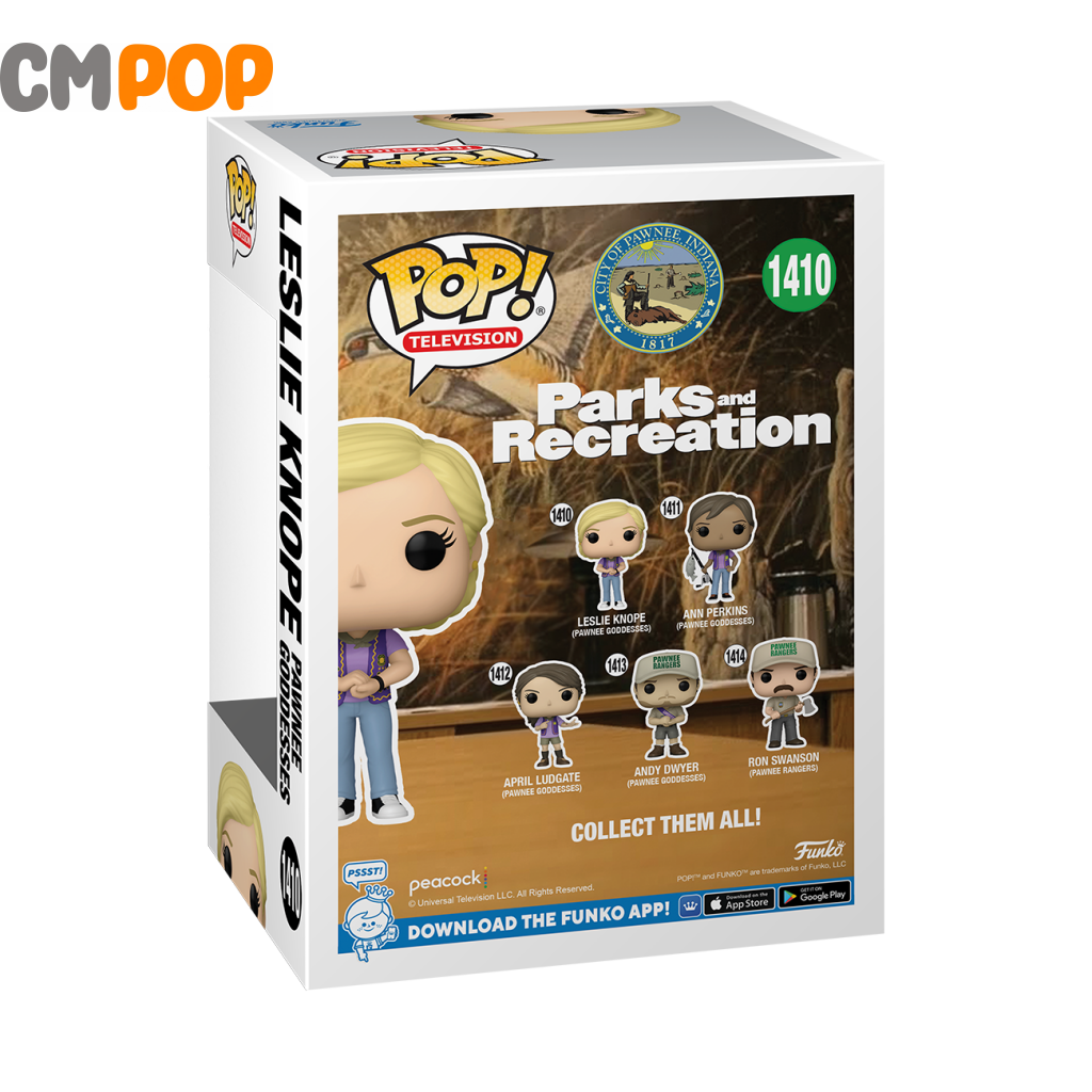 Leslie Knope Pawnee Goodness - #1410 Funko Pop! Parks And Rec Pop