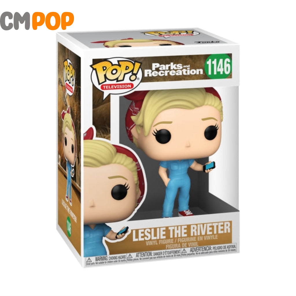 Leslie The Riveter - #1146 Funko Pop! Parks And Rec Pop