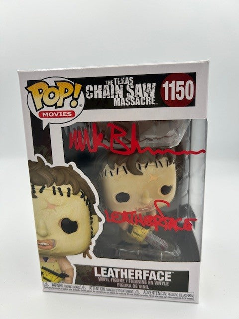 Leatherface - #1150 - Funko Pop! - Texas Chainsaw Massacre - Signed by Andrew Bryniarski Beckett