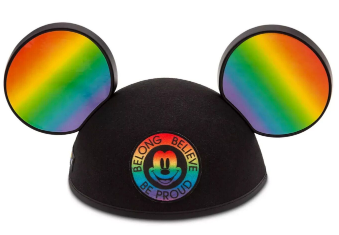 Disney Parks Pride Collection Mickey Ear Hat Belong Believe Be Proud