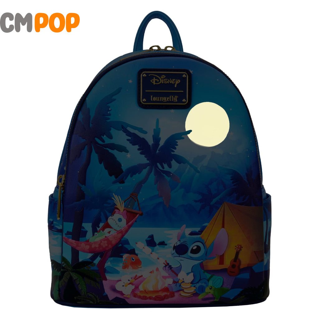 Lilo And Stitch Camping Cuties Mini Backback - Disney Backpack Loungefly