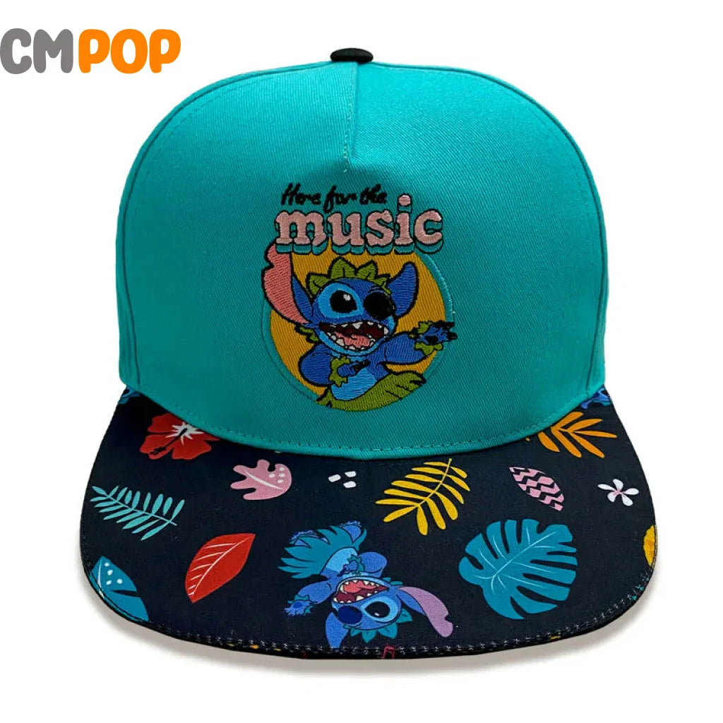 Lilo and Stitch - Here for the Music - Snapback Cap - Size: One Size Caps