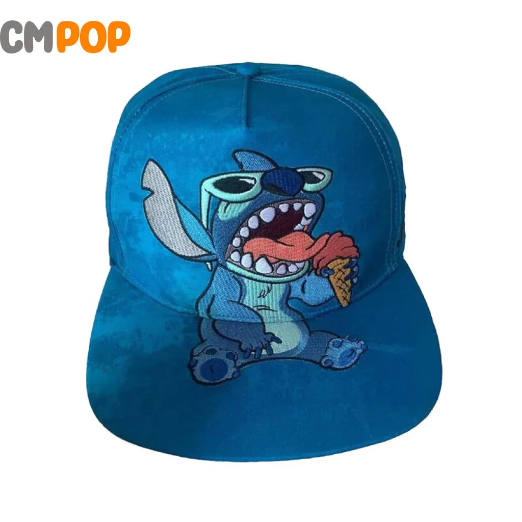 Lilo and Stitch - Stitch Icecream - Snapback Cap - Size: One Size Caps