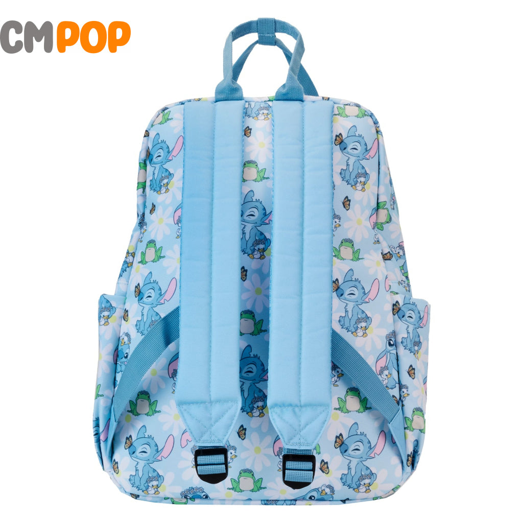 Lilo And Stitch Springtime Aop Full Size Nylon Backback - Disney Backpack Loungefly