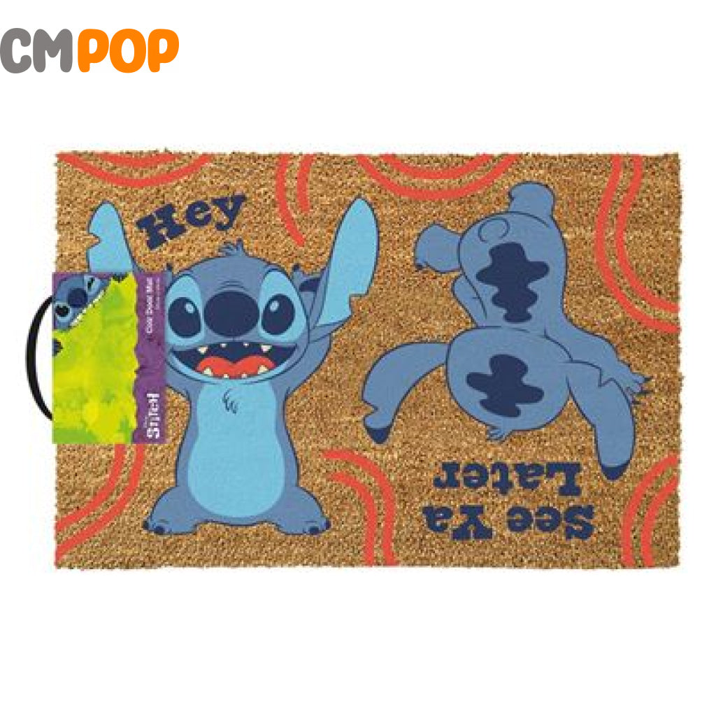 Lilo & Stitch Hey/See you Later - 60 x 40cm Coir Doormat Home