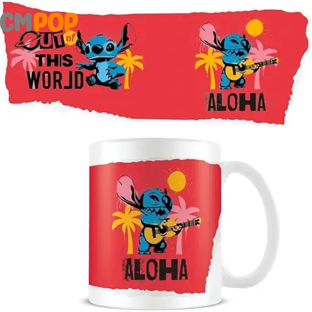 Lilo & Stitch (Planetary) White Pod Mug Mug