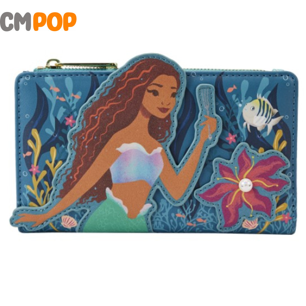 Little Mermaid Ariel Live Action Flap Wallet - Loungefly