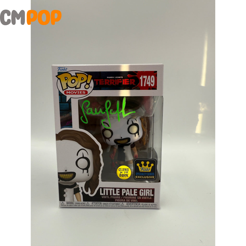 Little Pale Girl - #1590 - Funko Pop! - Movies - Terrifier - GITD - Funko Exclusive - Signed by Samantha Scaffidi-
