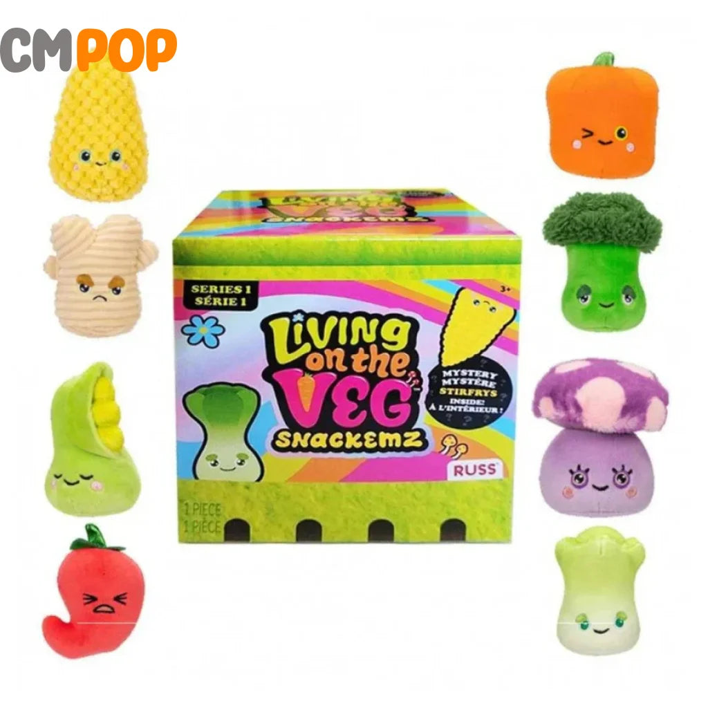 Living On The Veg - Snackemz 7.5cm Mystery Plush S1 (Assorted Designs) Toy