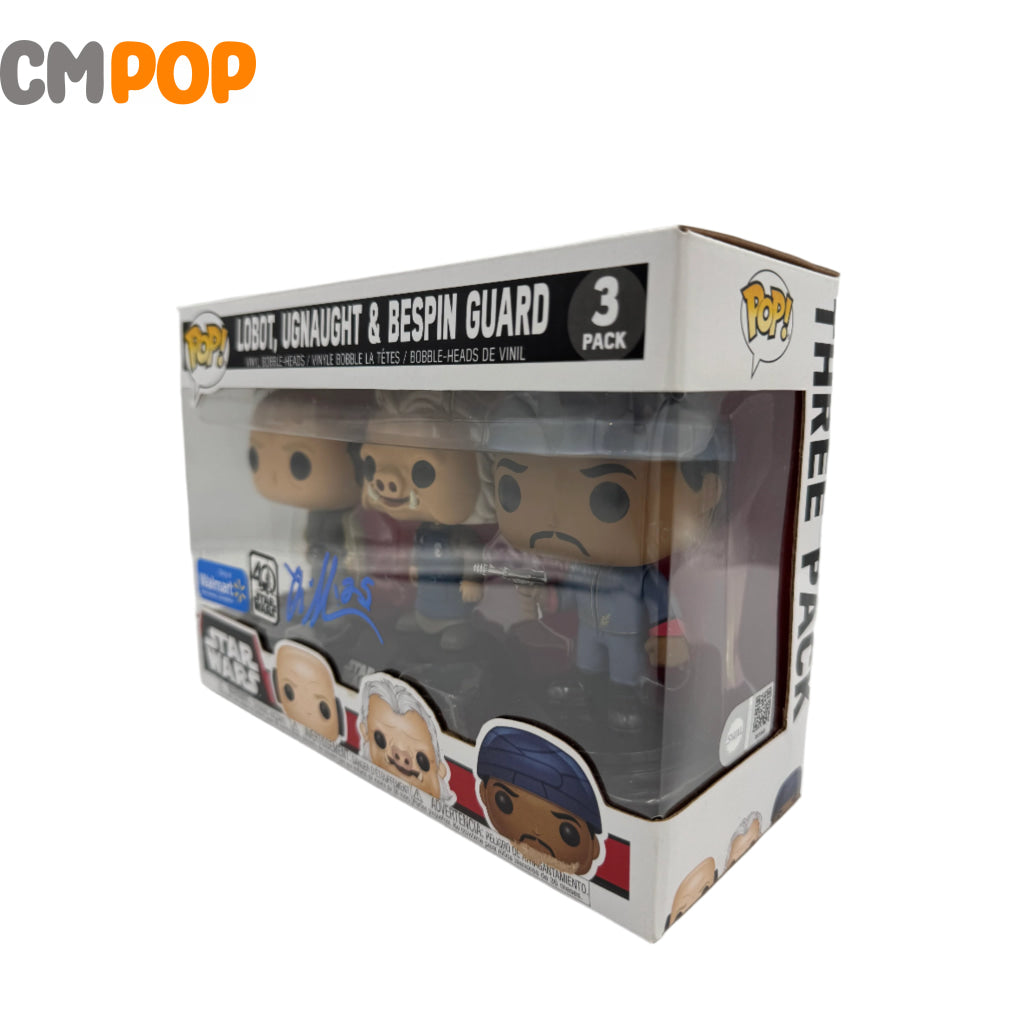 Lobot Ugnaught & Bespin Guard - 3 Pack - Funko Pop! - Star Wars - Walmart Exclusive - Signed by William O Neill
