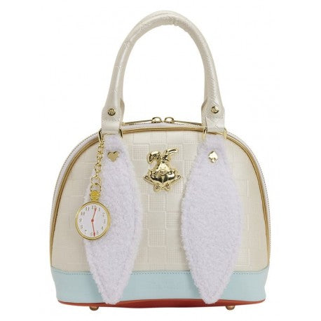 Disney Alice in Wonderland Alice White Rabbit Handbag - Loungefly