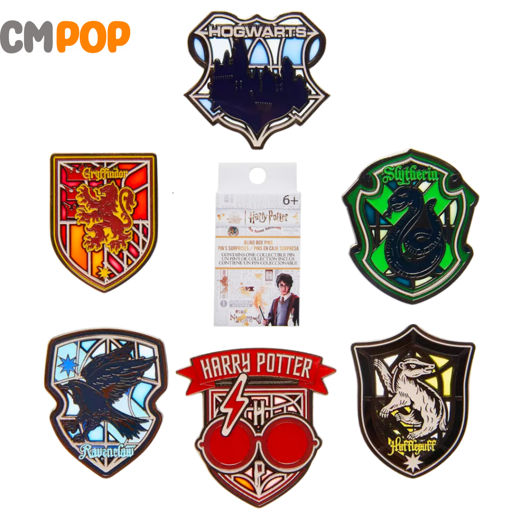 Loungefly Harry Potter Crest Blind Box Enamel Pin- - Pins Funko Pop Pin